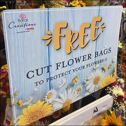 Free Cut Flower Bags Stand