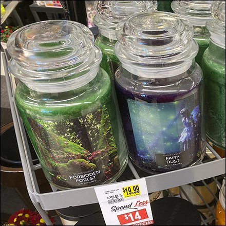 Village Candle Open-Wire Shelf Display