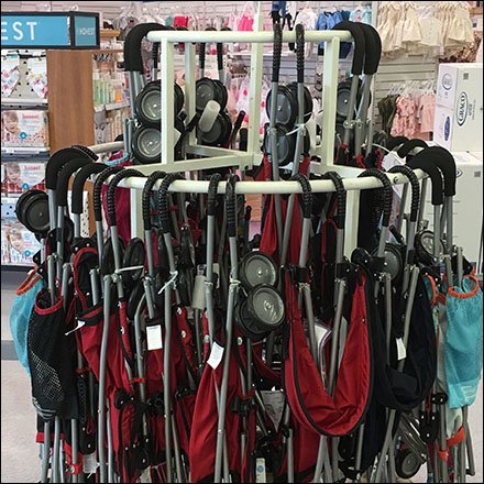 360º Circular Baby Stroller Rack