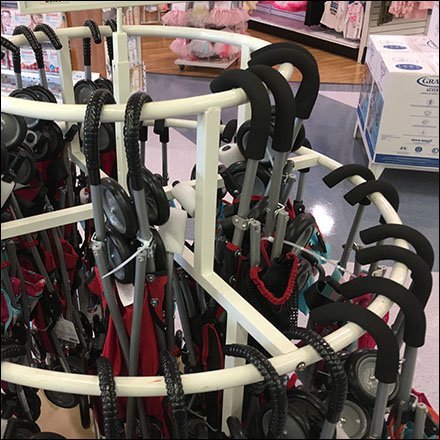360º Circular Baby Stroller Rack