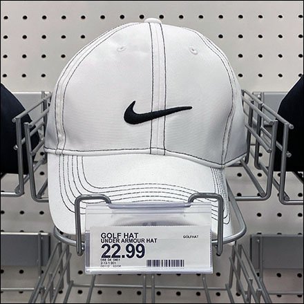 Dual-Use Golf Cap Tray Details