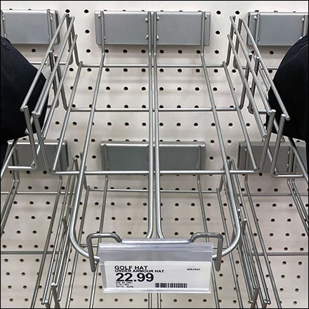 Dual-Use Golf Cap Tray Details