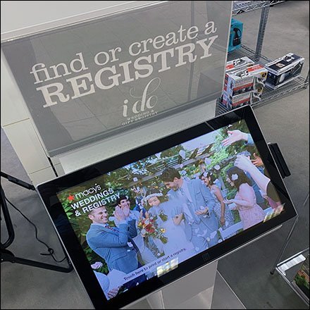 Macy’s Gift Registry Video Console