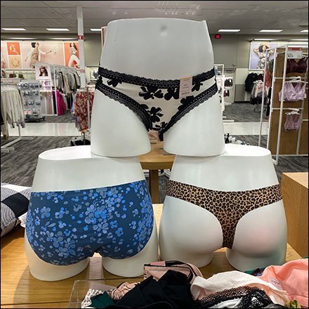 Reversible Panty Body Form Pyramid