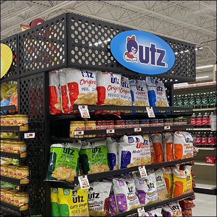 Utz Snacks Perforated Endcap