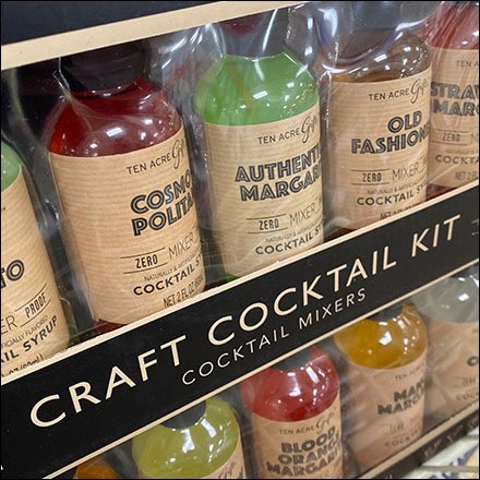 DIY Craft Cocktail Kit Merchandising