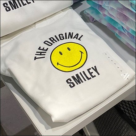H&M Smiley Apparel Merchandising Display