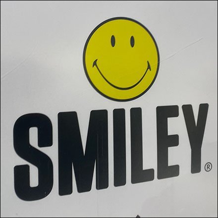 H&M Smiley Icon Table-Top Sign