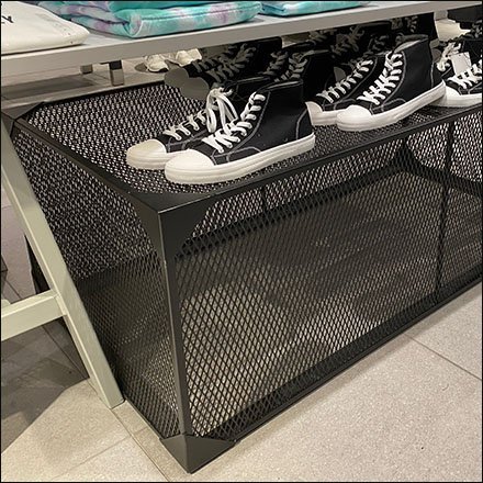 H&M Smiley Expanded Metal Shoe Stand 
