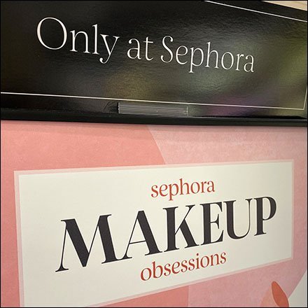 Sephora Makeup Obsessions Display