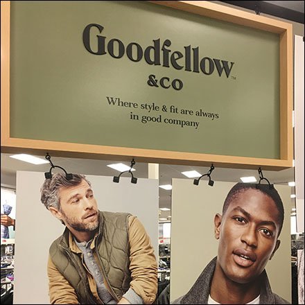 Goodfellow Apparel Multi-Panel Merchandising Display