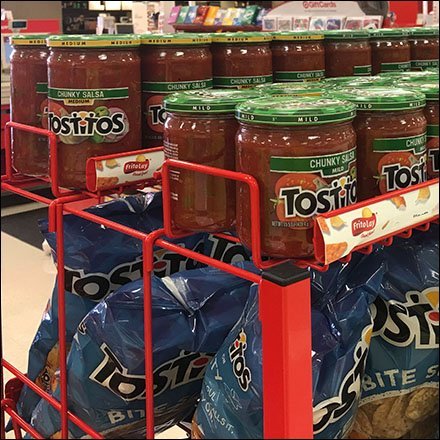 Tostitos Salsa Rack-Top Display