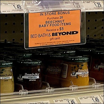 In-Store Beechnut Baby Food Bonus