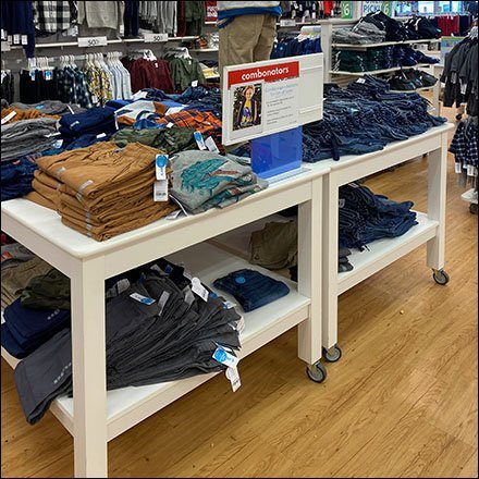 Combonators Apparel Combinations Display