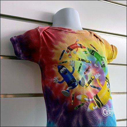 Colorful Crayola Onesie Design Bodyform