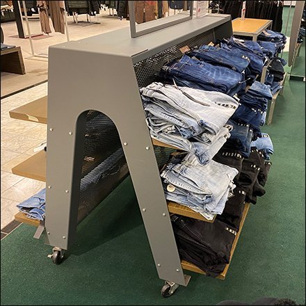 Macy’s Trapezoid Rack Denim Display