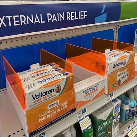 Voltaren Edge-Lit Inline Display
