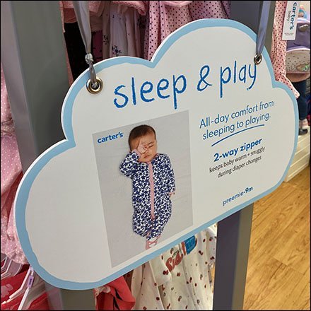 Infant Sleep-&-Play Apparel Cloud