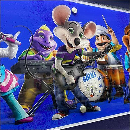 Chuck E Cheese Rocks Poster Series