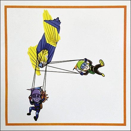 Skydiving Entanglements Instructions Poster