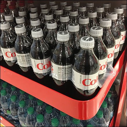 Round-Cornered Coca-Cola Soda Rack