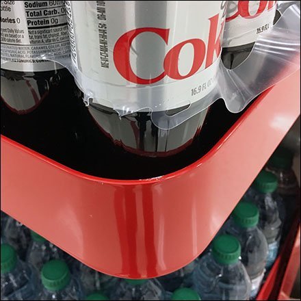 Round-Cornered Coca-Cola Soda Rack