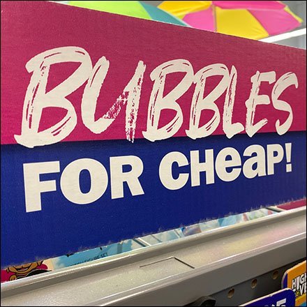 Inline Cheap Bubbles Gondola Display