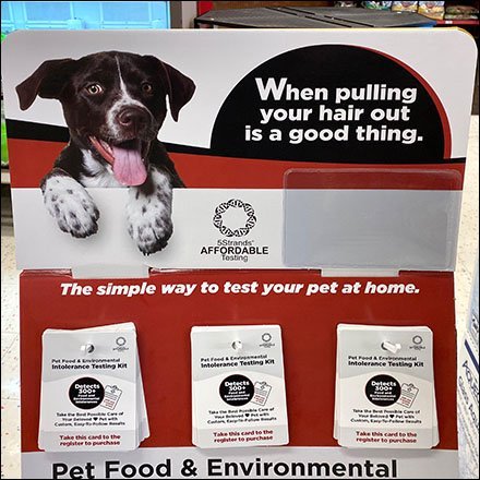 Pet Intolerance Testing Kit Merchandising
