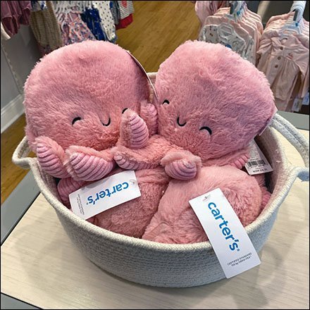 Carter’s Plush Octopus Display Prop