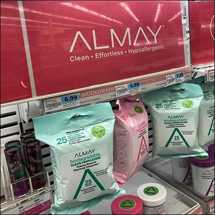Almay Cosmetics Perimeter Display