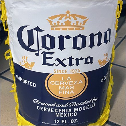 Corona Inflatable vs Pinata Props Display