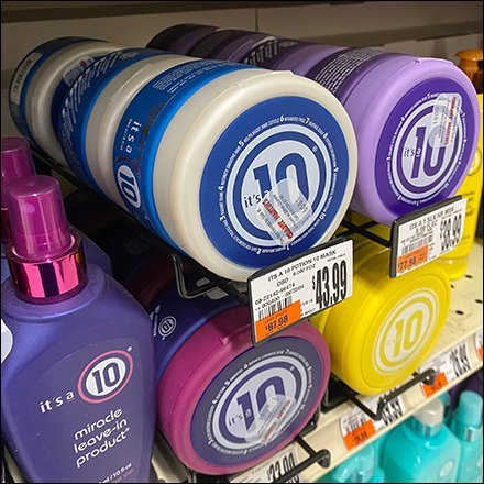 It's A 10 Haircare On-Shelf Display Rack