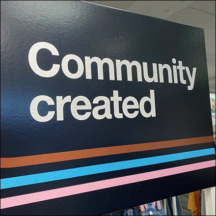 Community Crafted Mobile Island Display