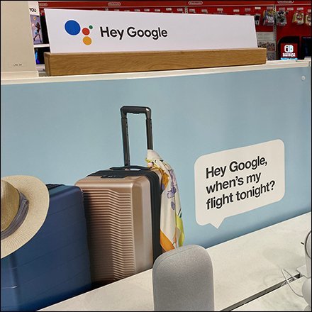 Inline Google Smart Home Display