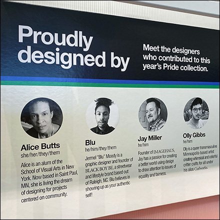 Proudly Designed Display Attribution
