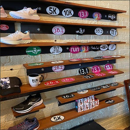 Valley Running Badge Collection Display