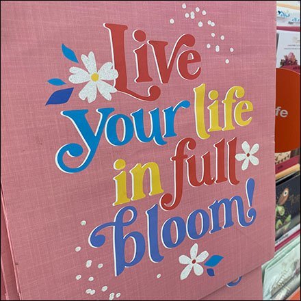 Full Life Gift Bag Strip Merchandiser
