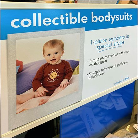 Carter’s Collectable Bodysuits Display