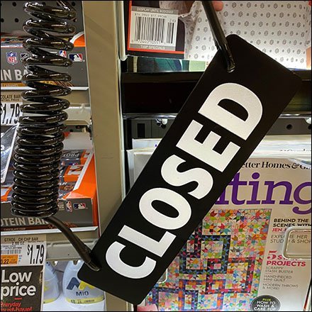 Lane Closed Magnetic Sign Coil