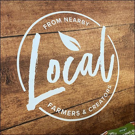 Massed Local Produce Display