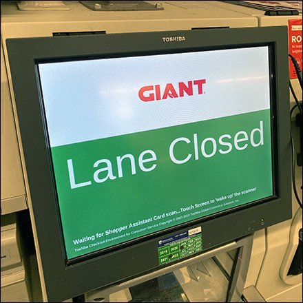 Giant Self-Signing Self Checkout
