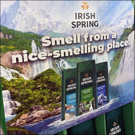 Smelly Irish Spring Body-Wash Display