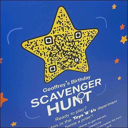 Geoffrey's Scavenger Hunt Invitation