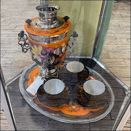 Hexagonal Museum Case Display Tower