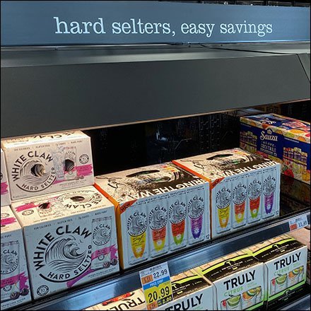 Hard Seltzer Inline Cooler Selections