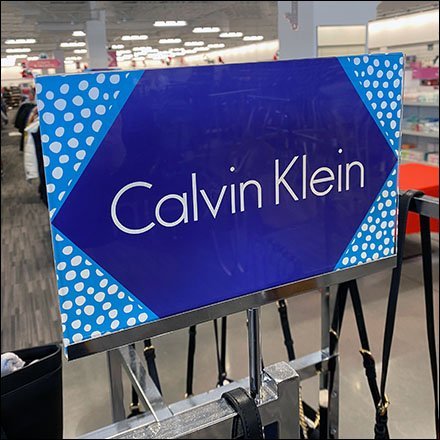 Calvin Klein Purse Rack Downplayed