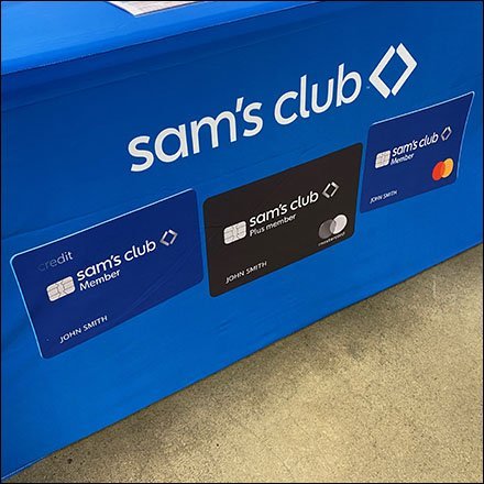 Sam’s Club Membership Table Drape
