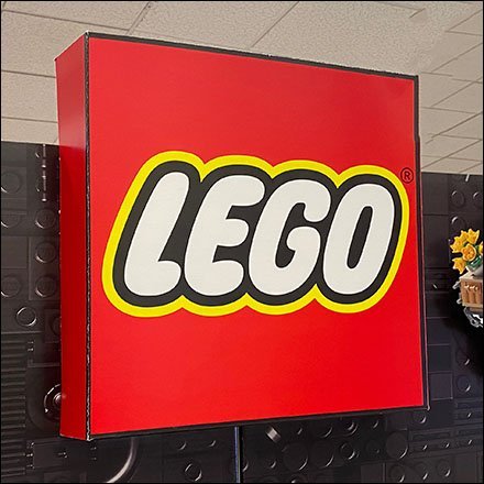 Lego Dimensional Logo Masthead Sign
