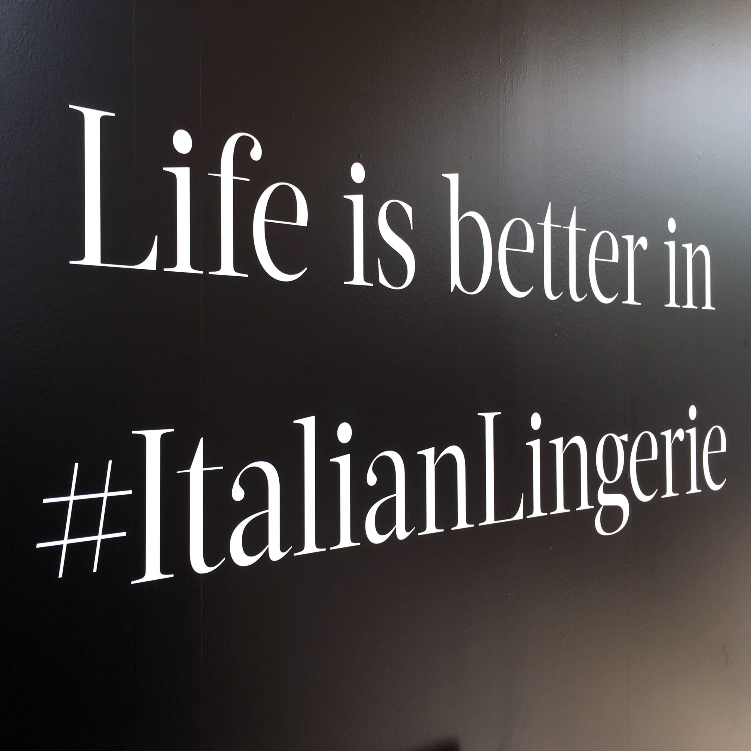 Life in Italian Lingerie Hashtag