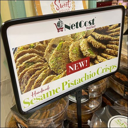 Table-Top Sesame Pistachio Crisps Display